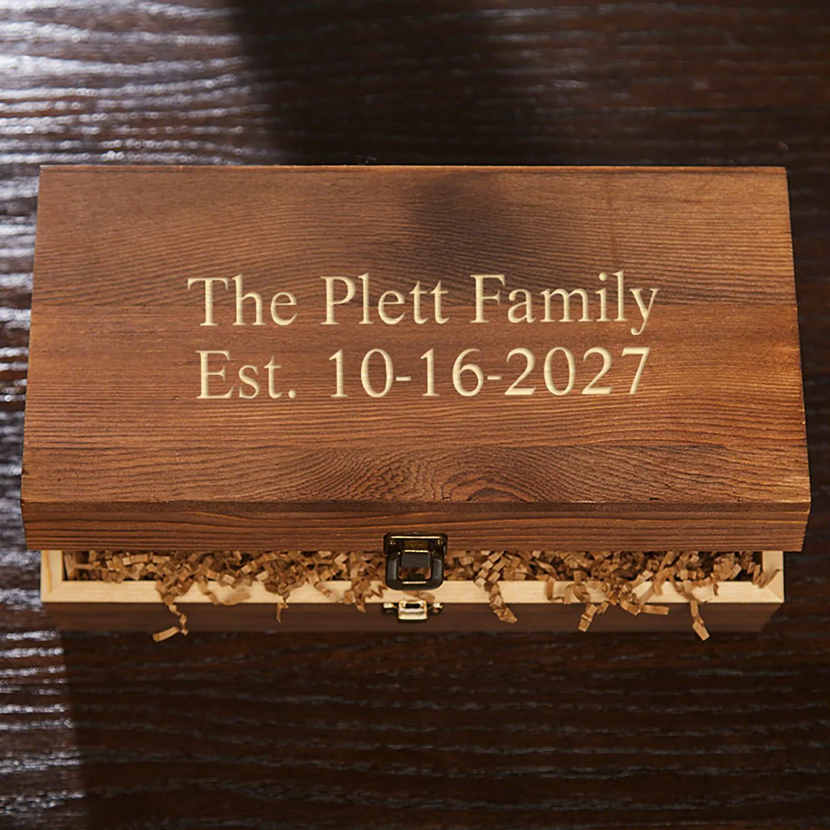 Custom Engraved Wooden Gift Box for Liquor Bottles - Image 4