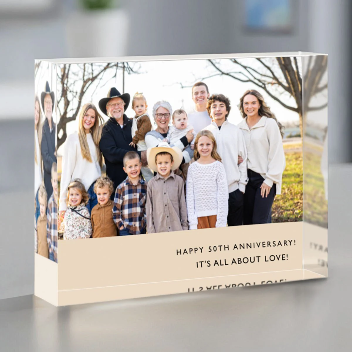 Personalized Wedding Acrylic Photo Block – Custom Picture Print, 1-Inch Thick - Image 3