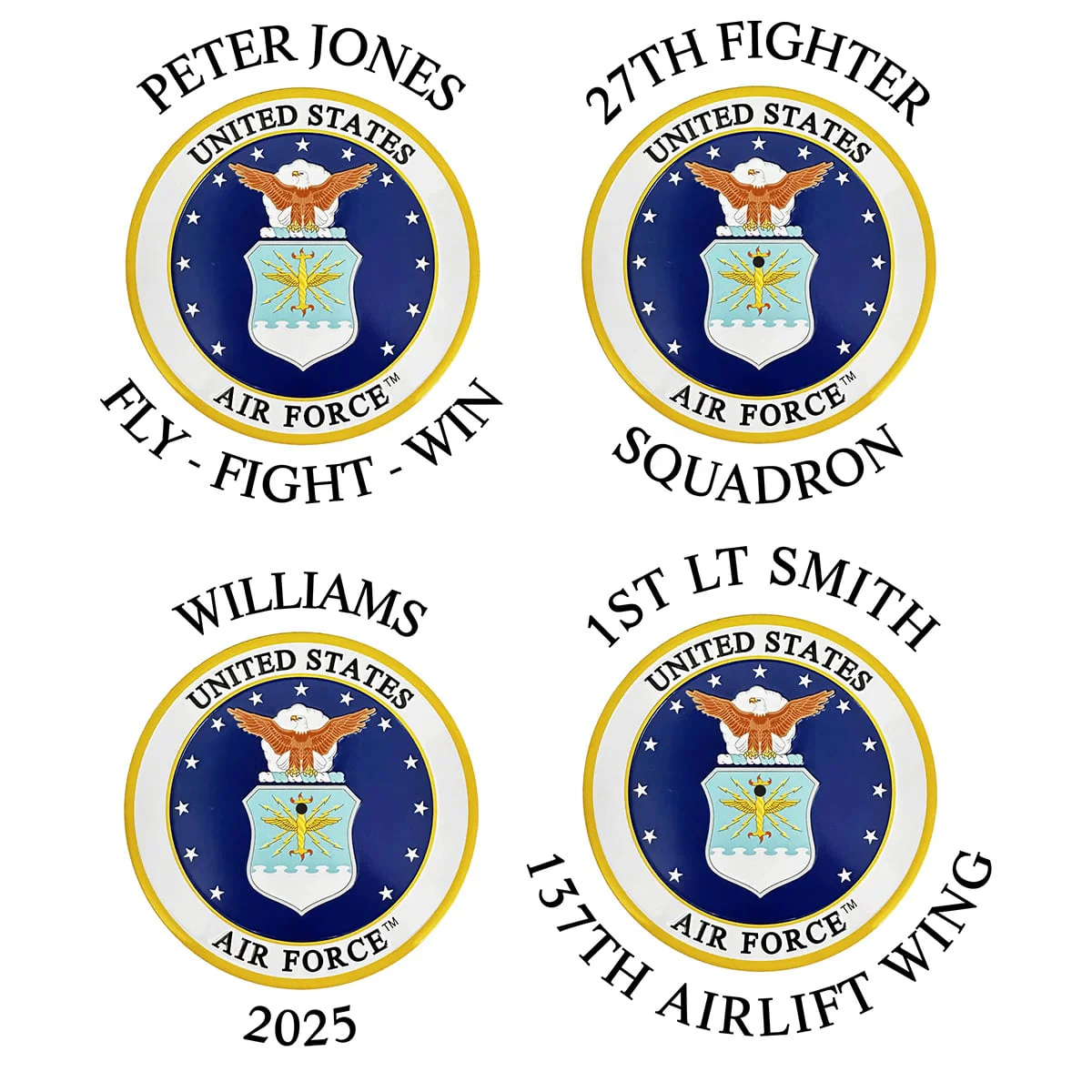 Air Force Gifts Personalized Argos Whiskey Decanter Set with Box - Image 8