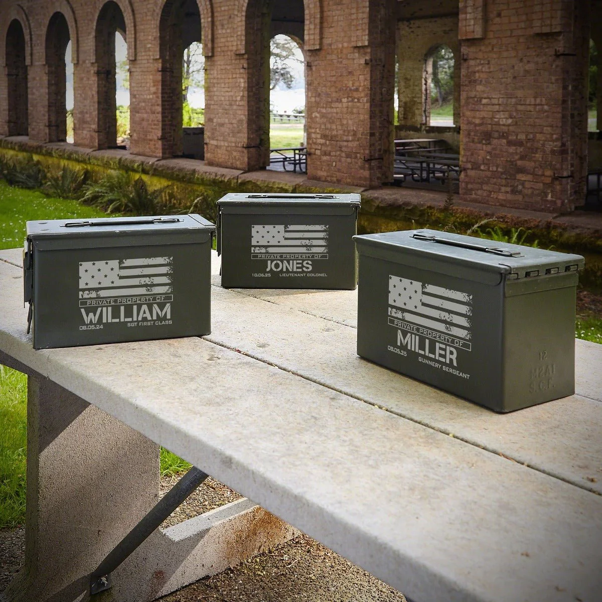 Engraved Ammo Can & Bullet Opener Military Gift Set - Image 10