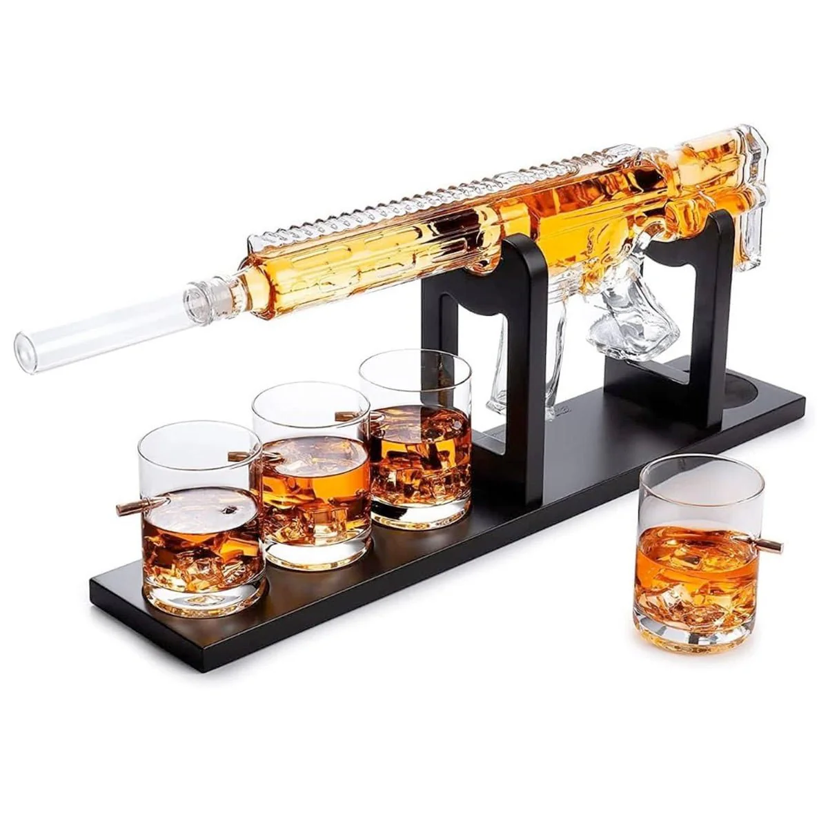 AR-15 Whiskey Decanter with Bullet Glasses - Image 4