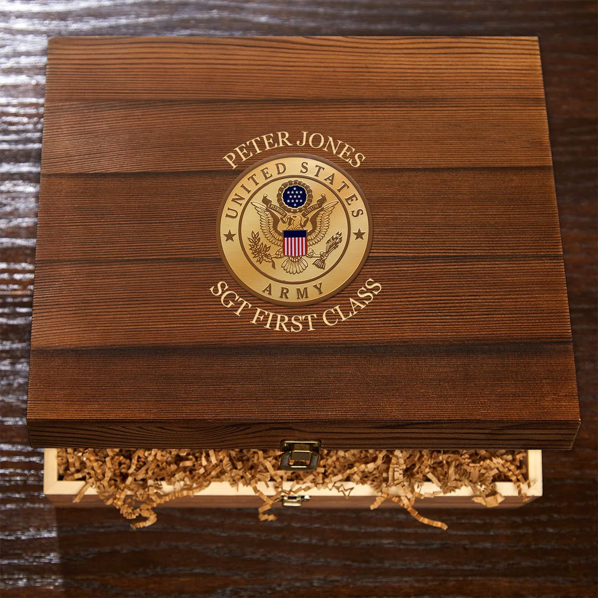 Army Gifts Engraved Argos Decanter Set with Box - Image 5