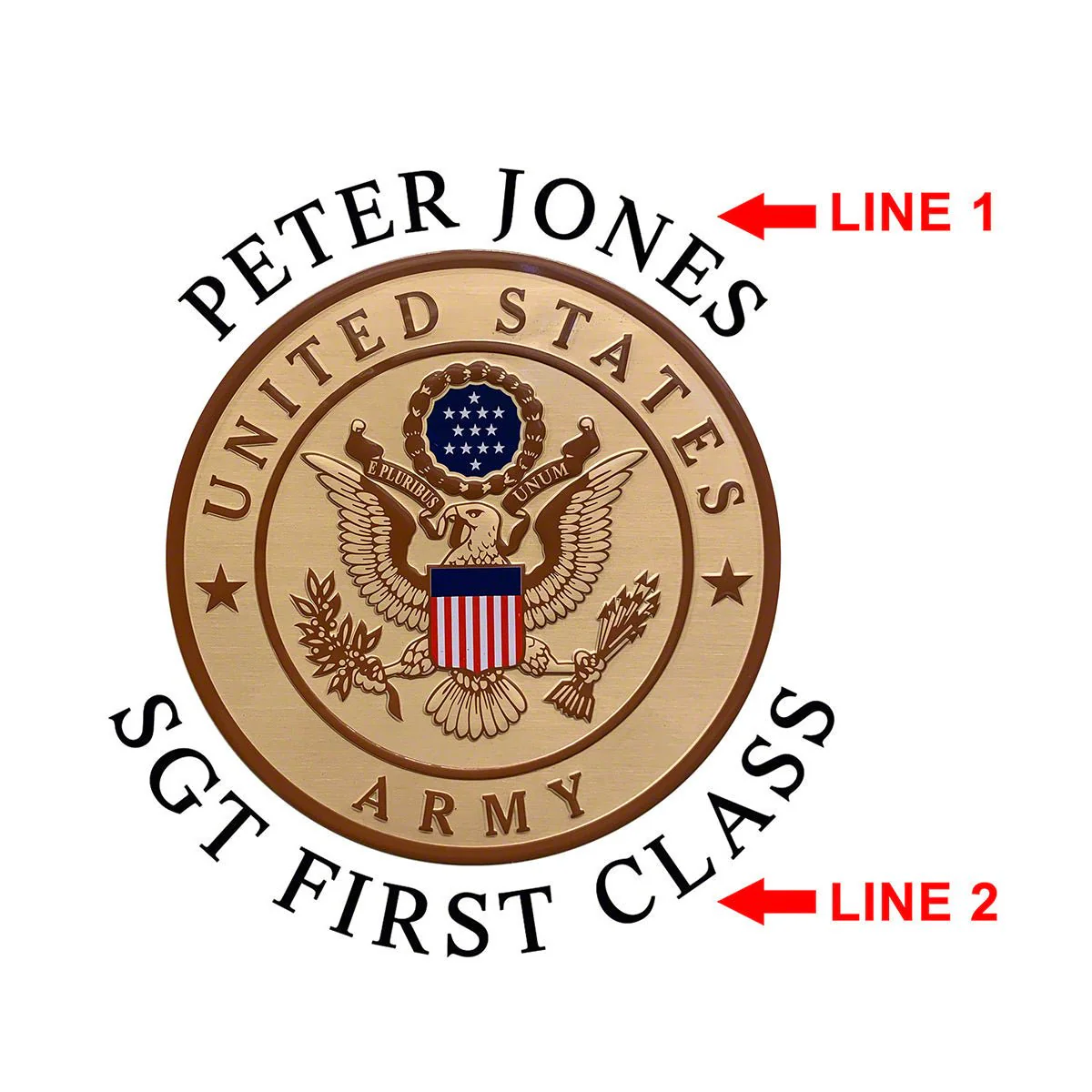 Army Gifts Engraved Argos Decanter Set with Box - Image 8