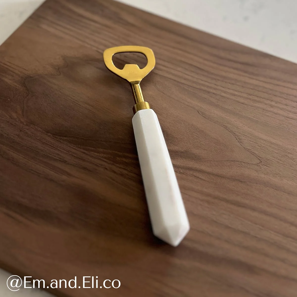 Bianco Marble Bottle Opener - Image 3