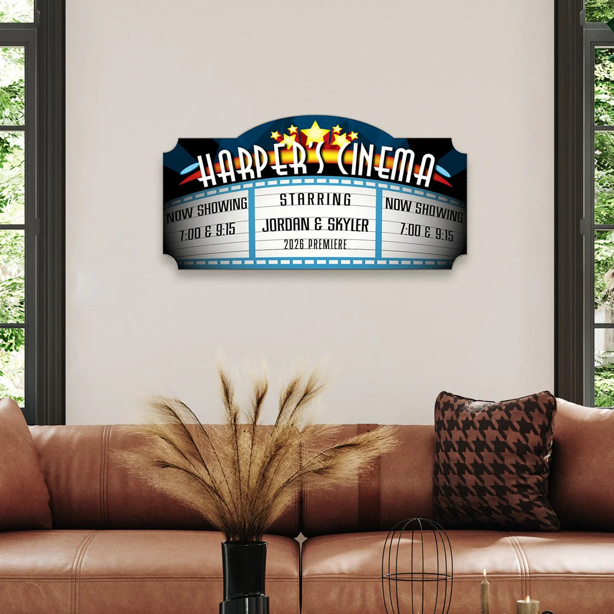 Blockbuster Custom Home Theater Sign - Image 3