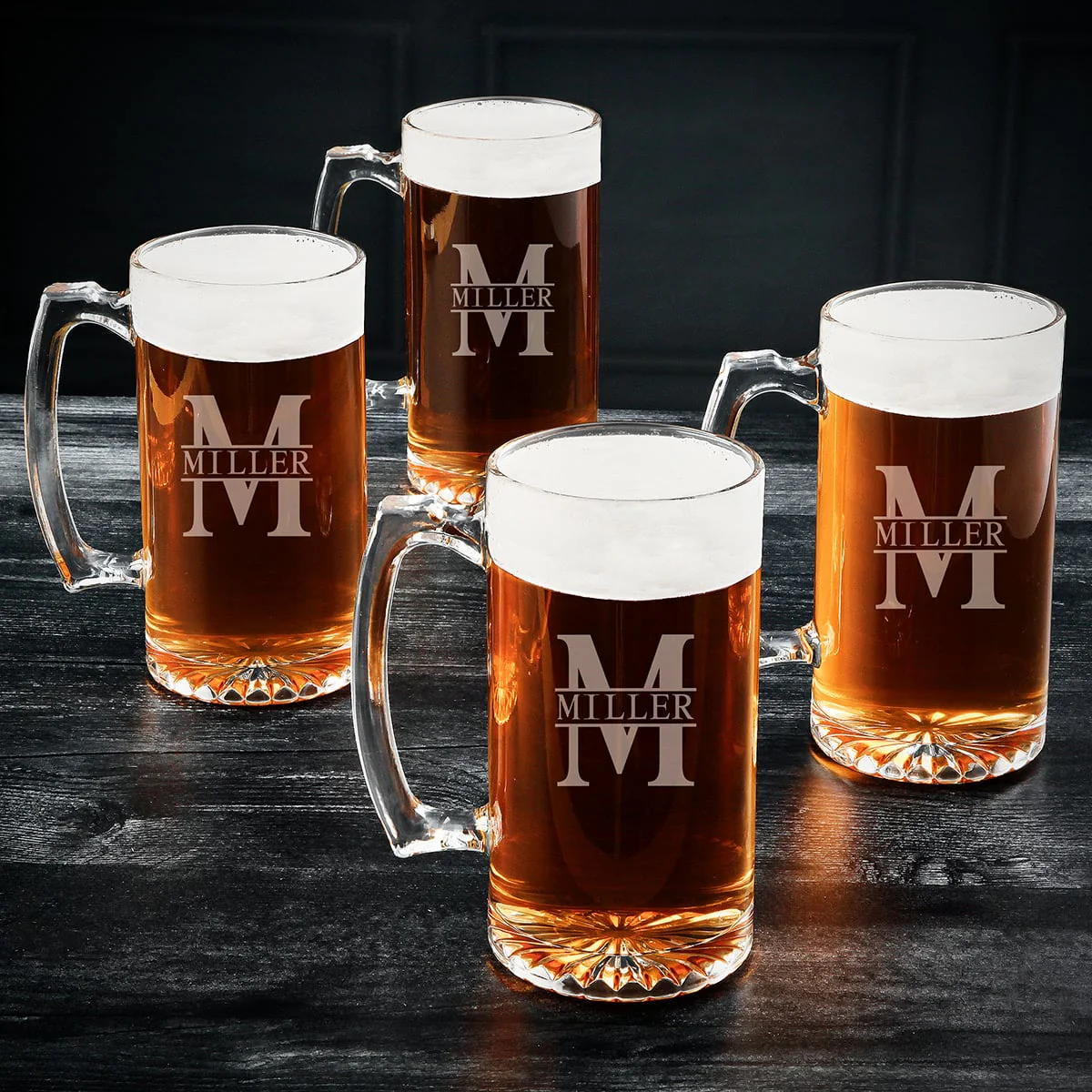 Bosworth Custom Beer Mugs, Set of 4 - Image 5