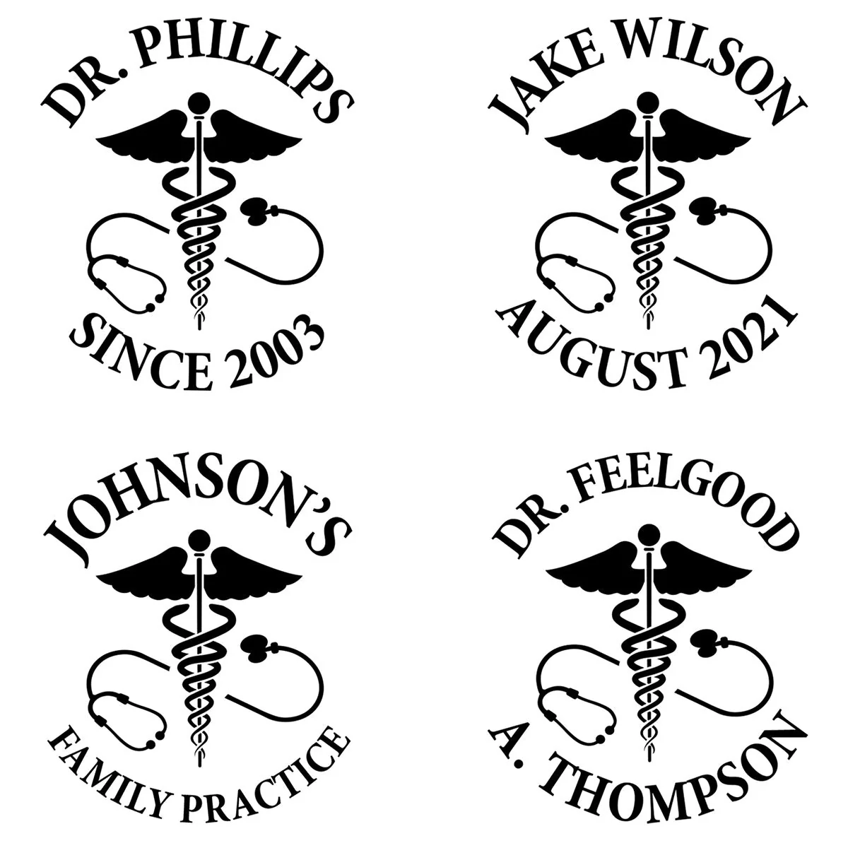 Caduceus Engraved Set of Whiskey Gifts for Doctors - Med School Graduation Decanter and Glasses - Image 9