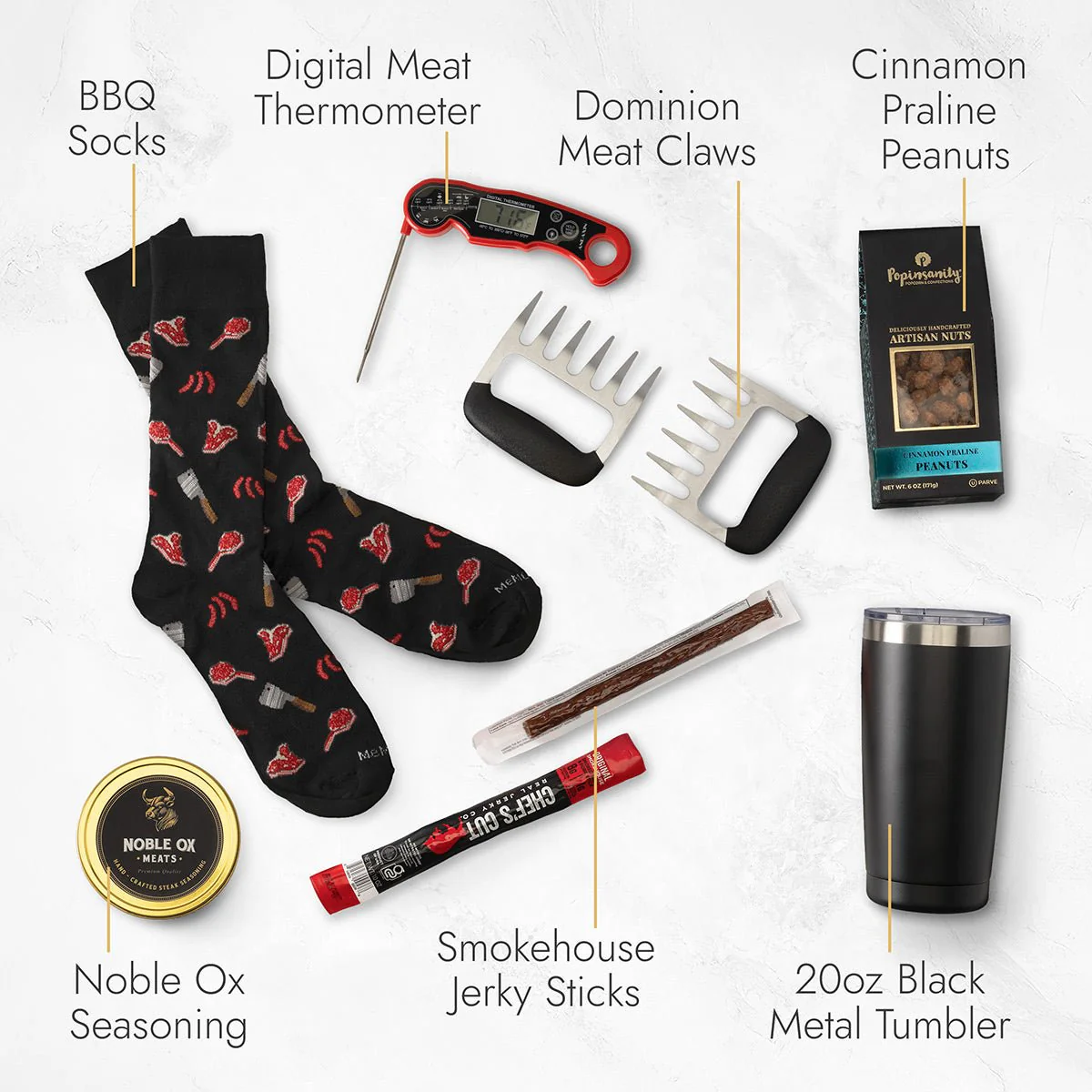 Carnivore's Delight Meat Lover BBQ Gift Basket w Grill Tools - Image 3