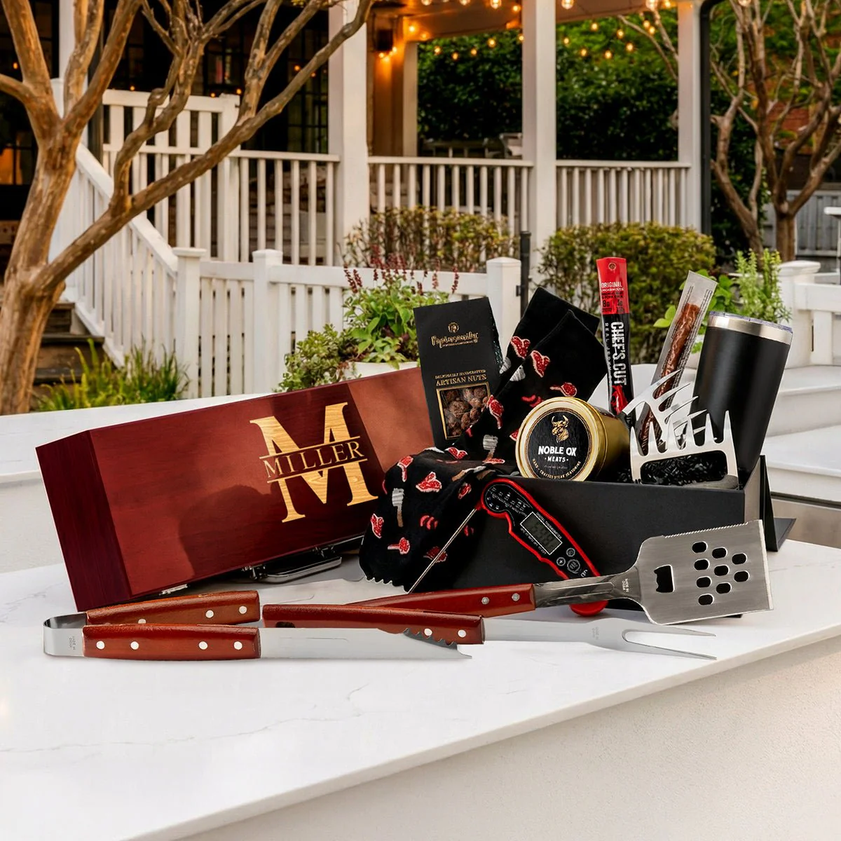 Carnivore's Delight Meat Lover BBQ Gift Basket w Grill Tools - Image 6