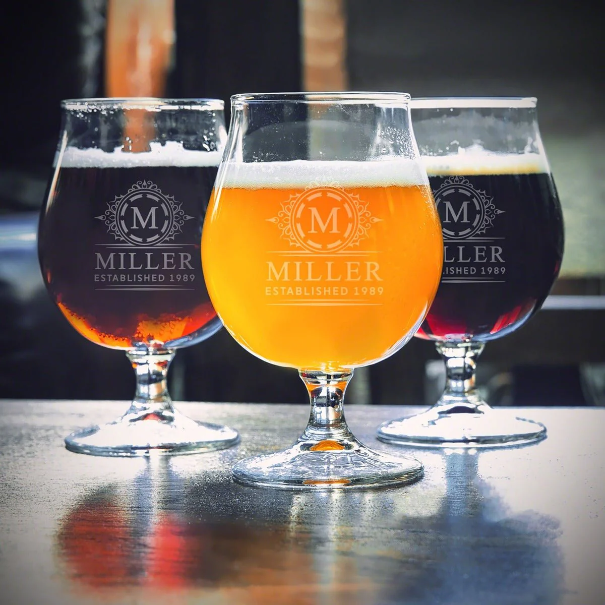 Personalized Beer Snifter Set of 4 - Image 7