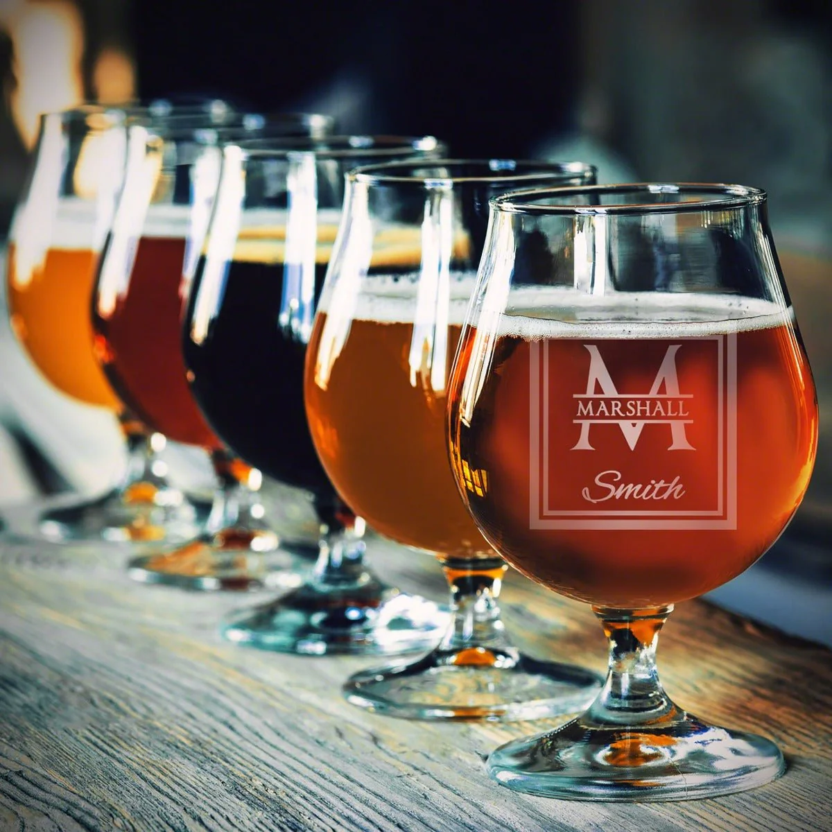 Personalized Beer Snifter Set of 4 - Image 8