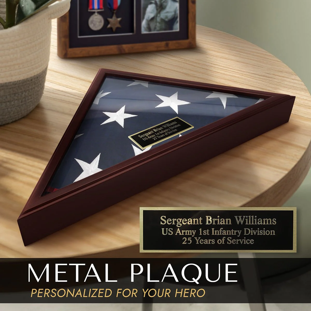 Personalized Cherry Flag Case Gift for Army Soldier - Made in USA - 5x9.5 ft Memorial Flags - Image 8