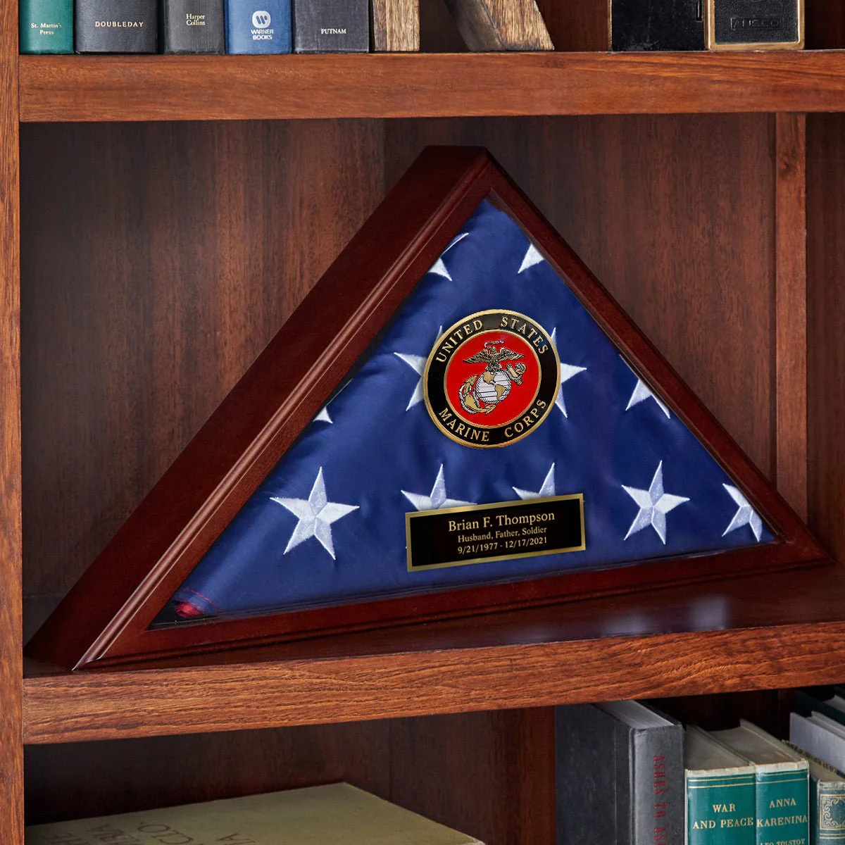 Custom Cherry Flag Case US Marine Corps Gift - Made in USA - 5x9.5 ft Memorial Flags - Image 5