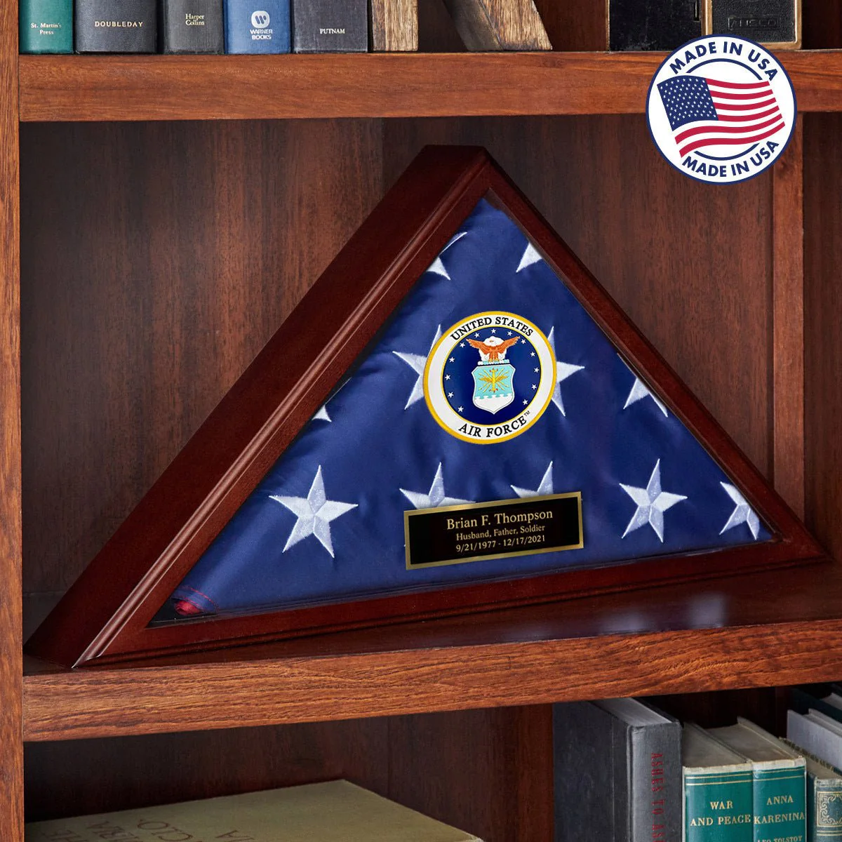 Custom Flag Case Air Force Retirement Gift - Made in USA - 5x9.5 ft Memorial Flags - Image 10