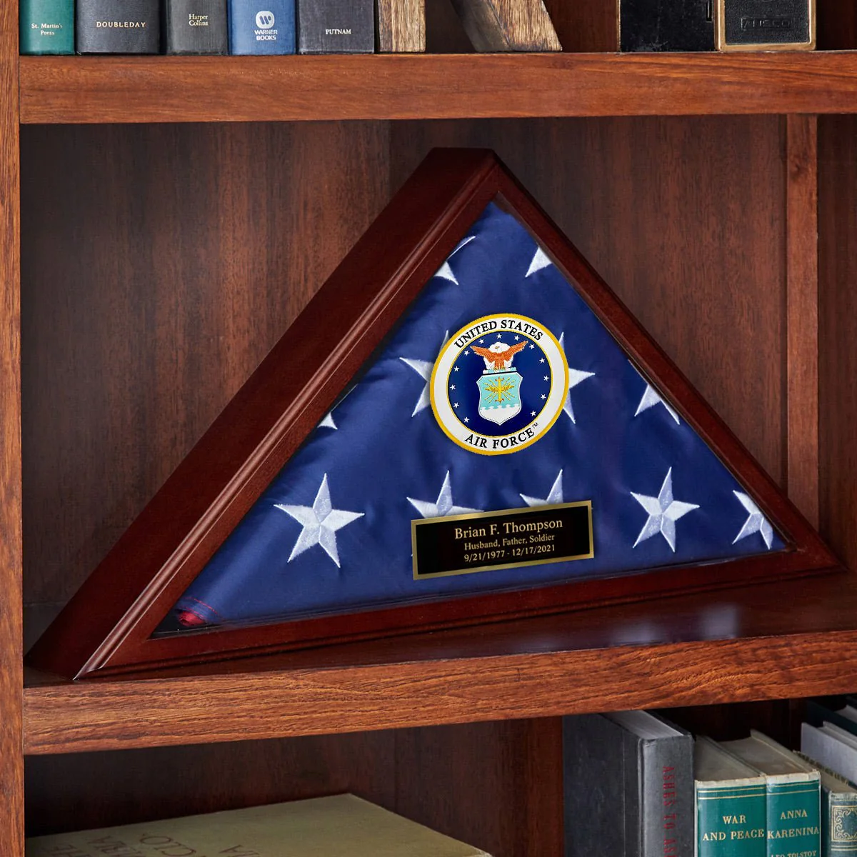 Custom Flag Case Air Force Retirement Gift - Made in USA - 5x9.5 ft Memorial Flags - Image 5