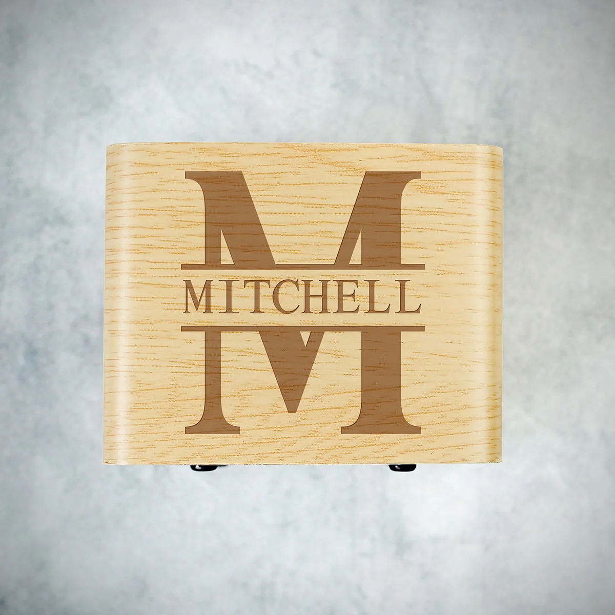 Custom Groomsmen Gift Bamboo Mini Bluetooth Speaker - Image 5