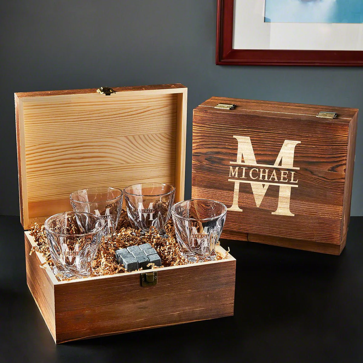 Custom Twist Whiskey Glasses with Box - Image 6