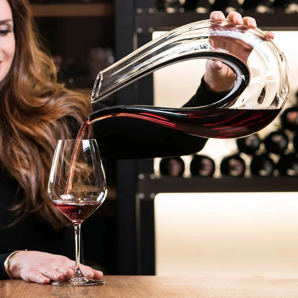 Dolcetto Custom Wine Carafe with Stemless Wine Glasses - Image 12