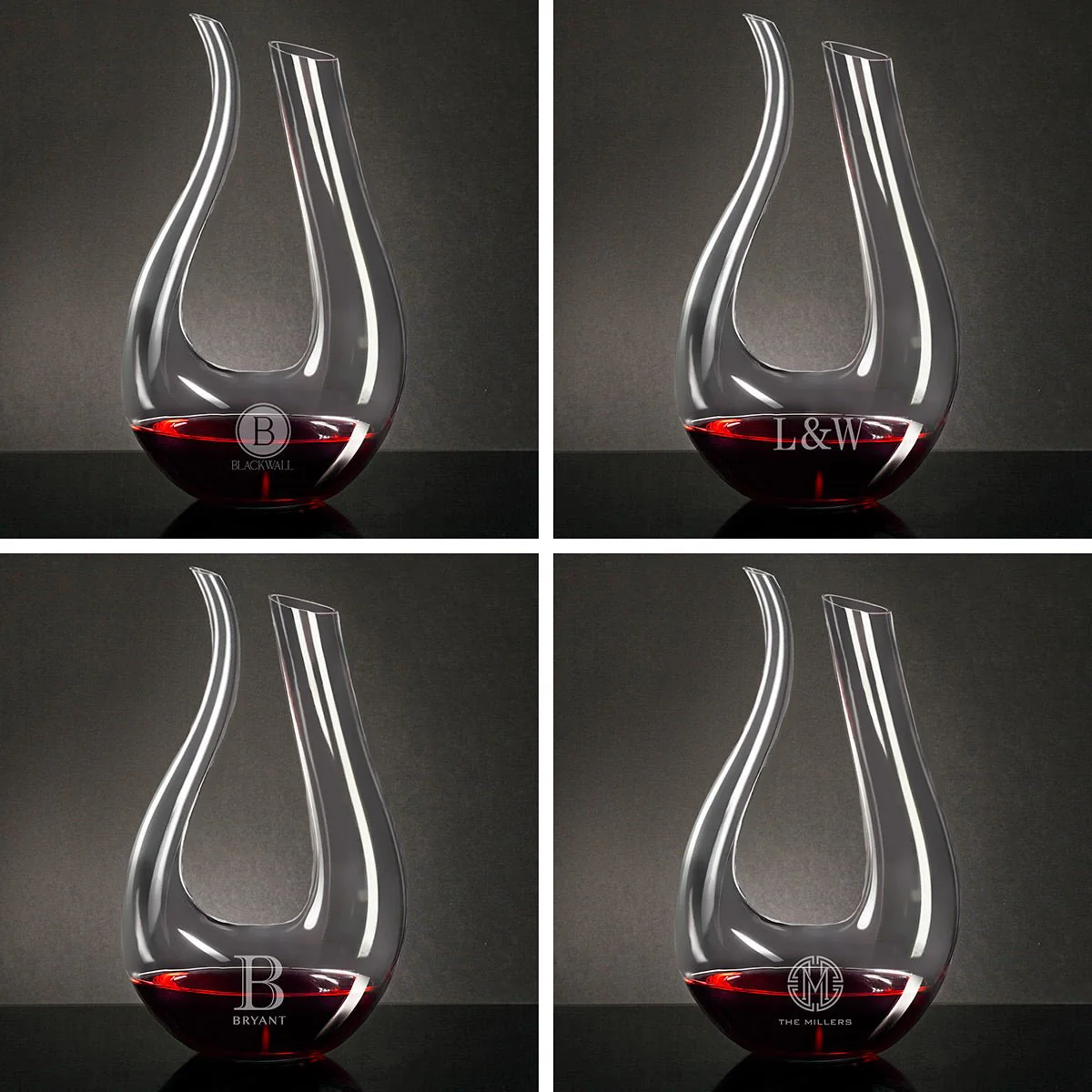 Dolcetto Custom Wine Carafe with Stemless Wine Glasses - Image 6
