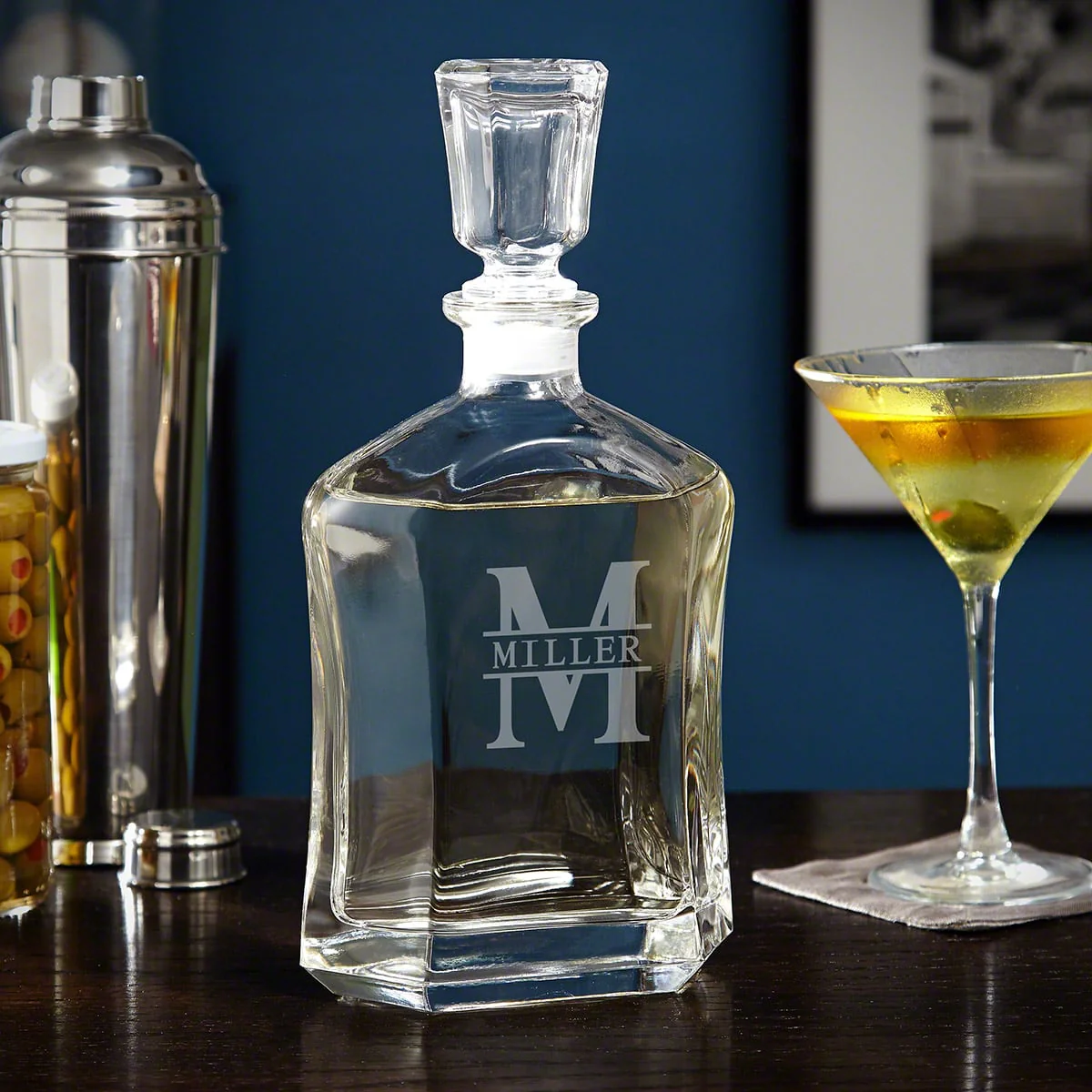 Engraved Vodka Gift Set with Box & Glacier Bottom Vodka Glasses - 6pc - Image 10