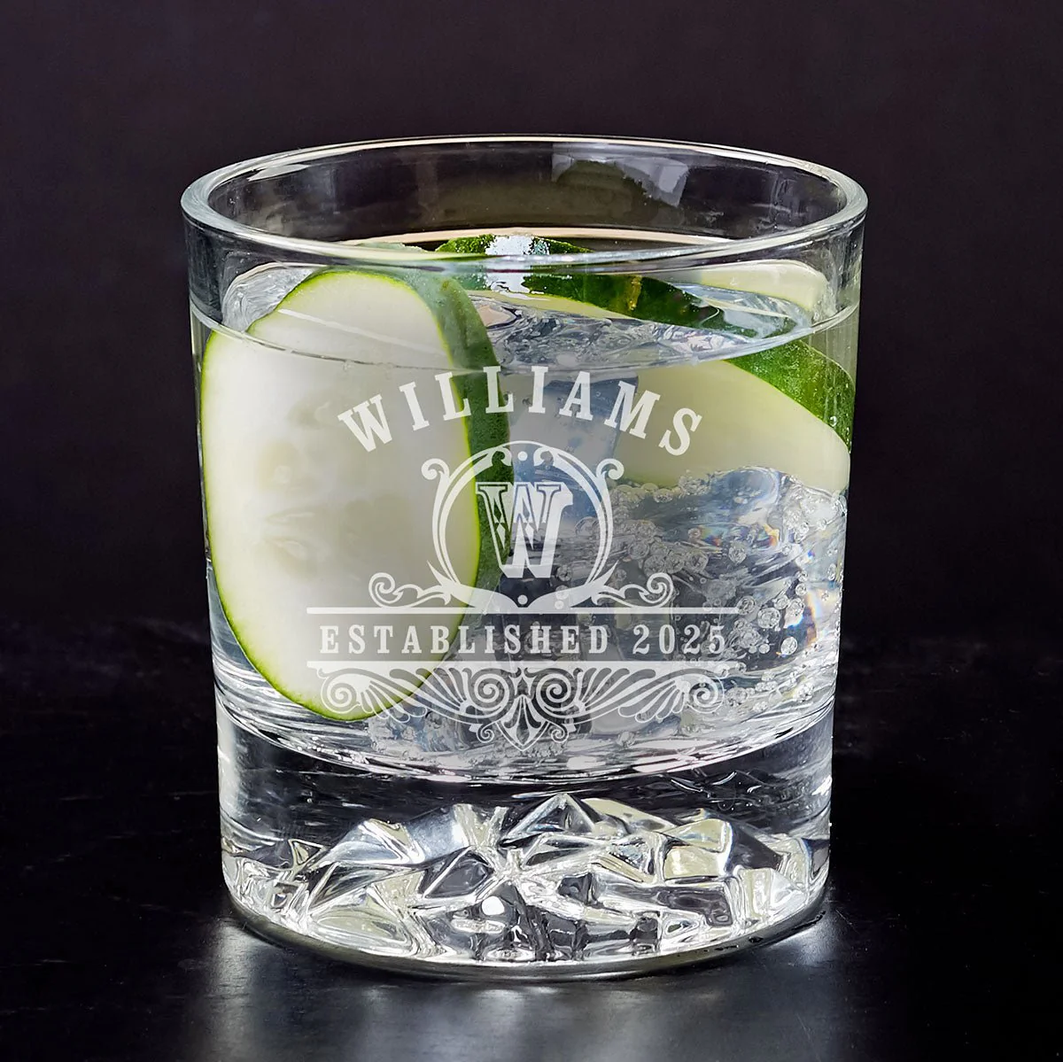 Engraved Vodka Gift Set with Box & Glacier Bottom Vodka Glasses - 6pc - Image 7