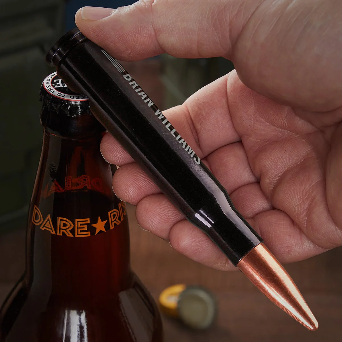 Freedom 50 Cal Personalized Bullet Bottle Opener - Image 3