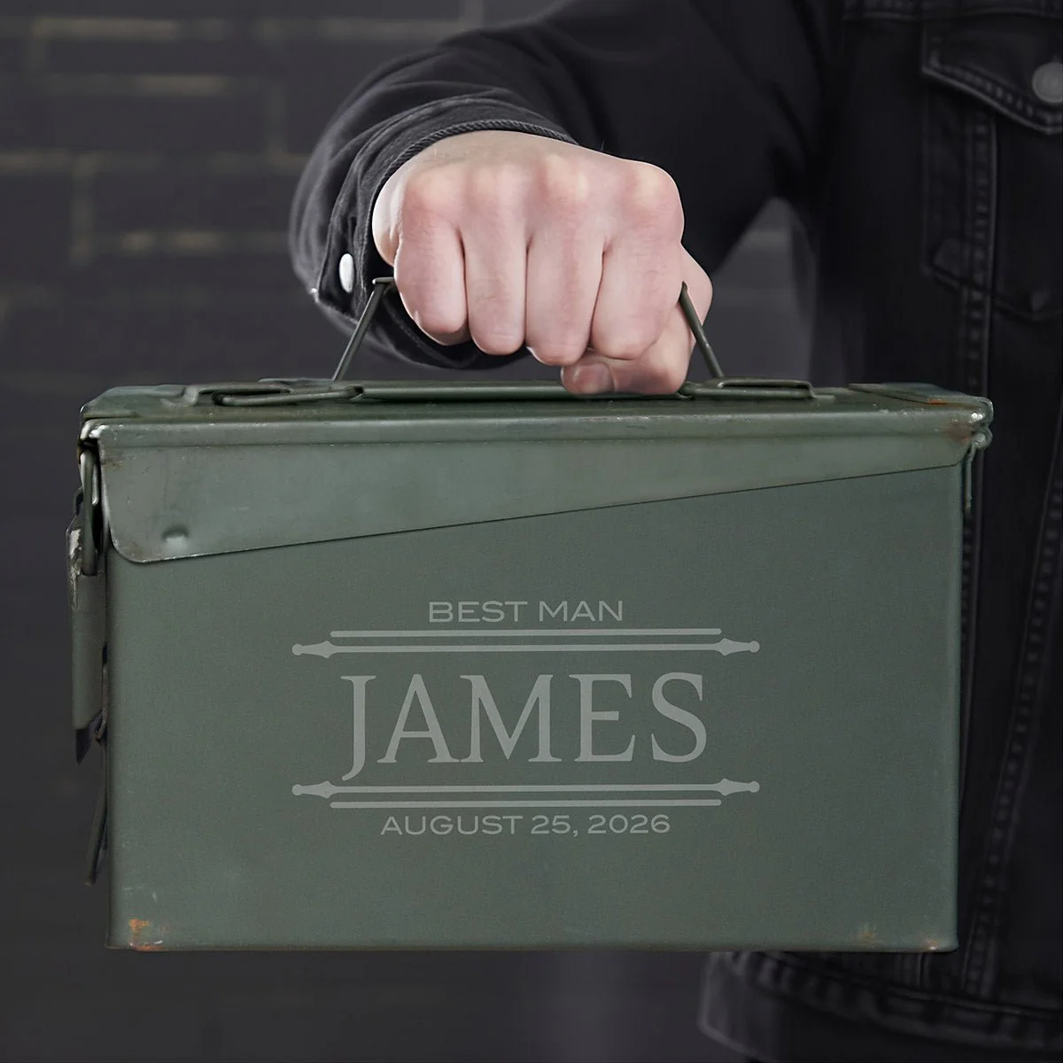 Halo Drink Smoker 9 pc Personalized 30 Caliber Ammo Box Gift Set - Image 12