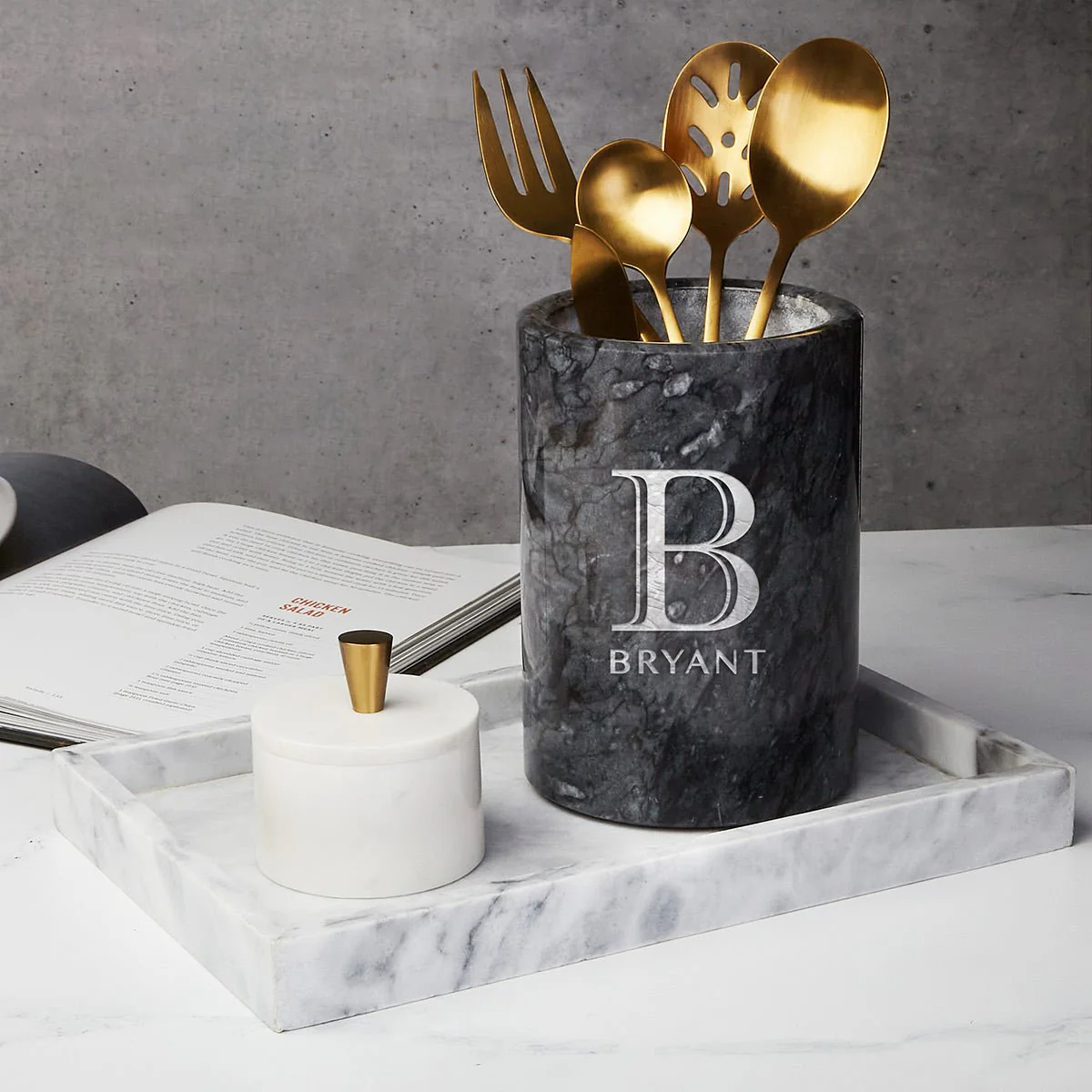 Customized Black Marble Wine Chiller - Image 5