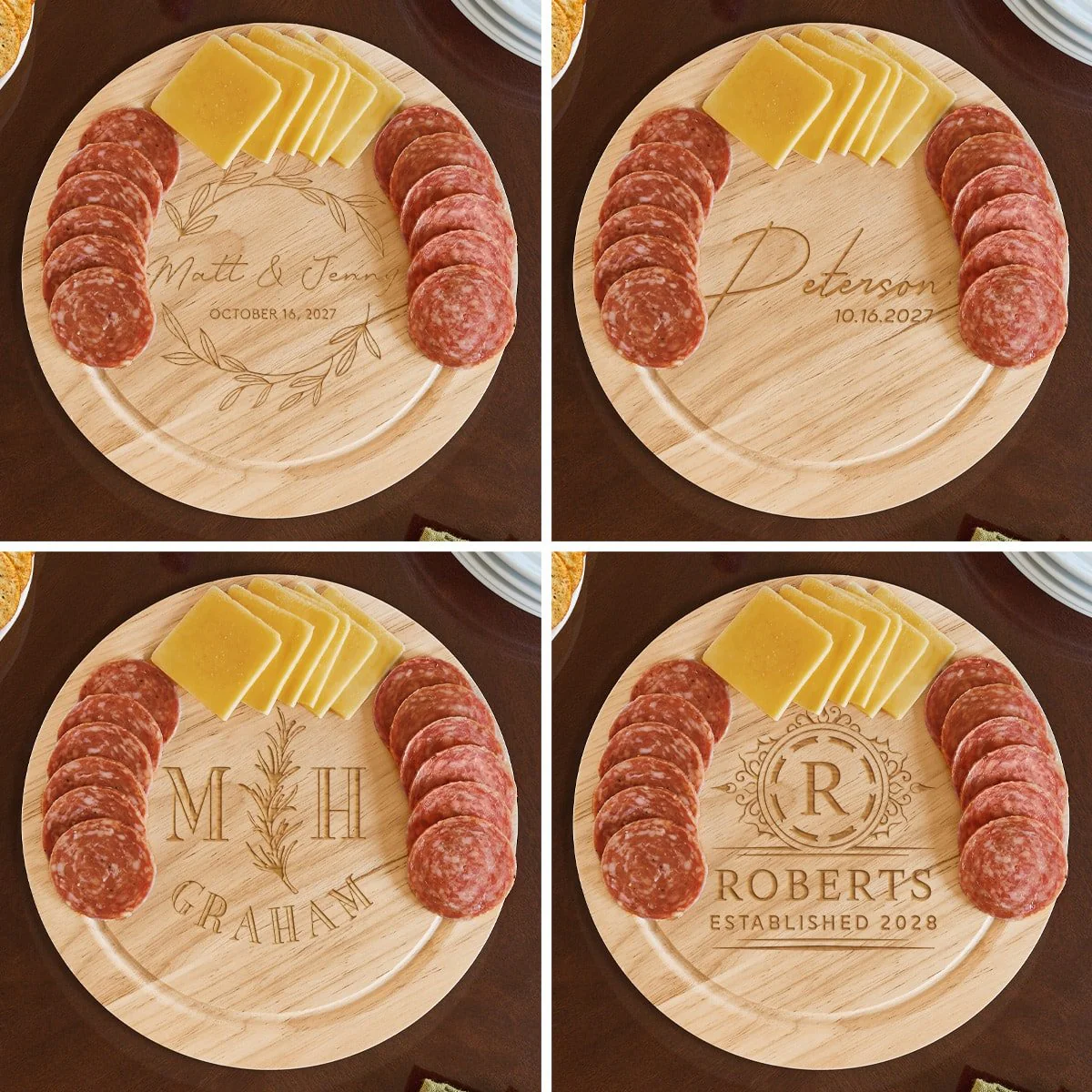Engraved Swivel Cheese Board Set - Image 5