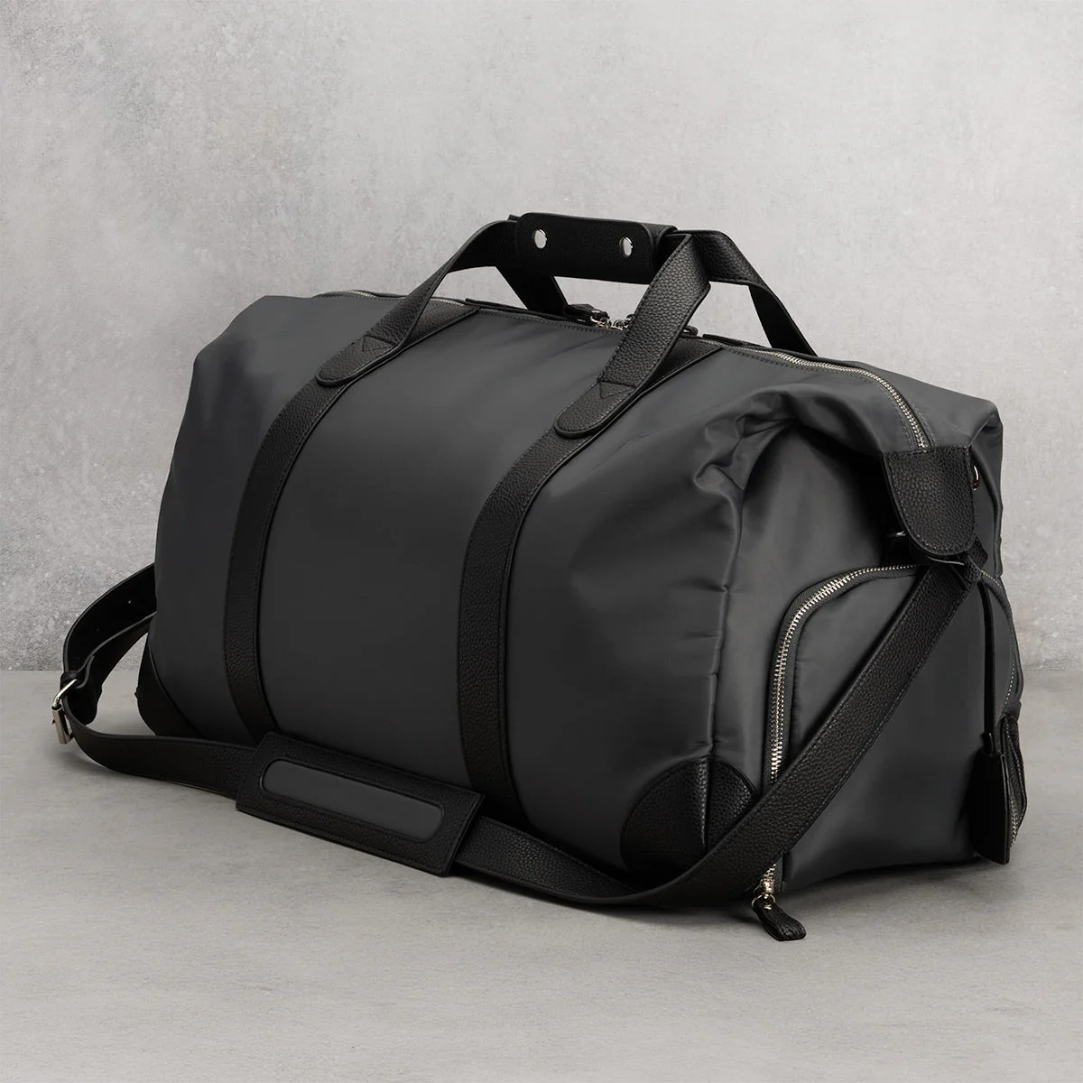 Harrison Travel Duffel Bag w Shoe Compartment 22" - Charcoal Grey - Image 12