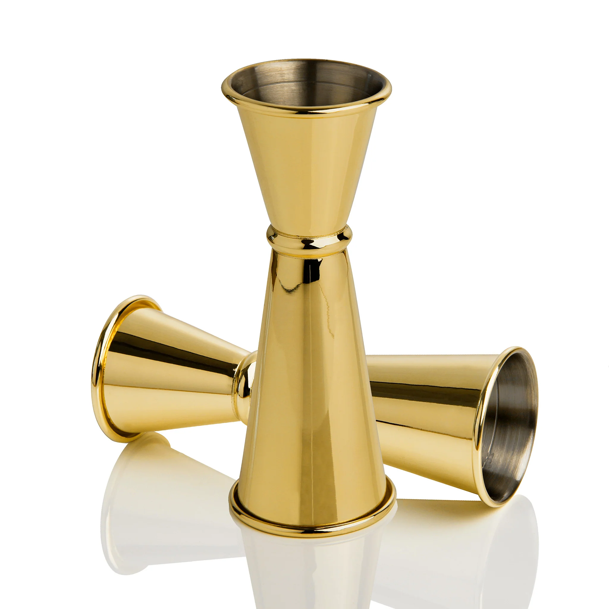 Langford Gold Jigger Bar Tool - 1 oz and 2 oz - Image 3