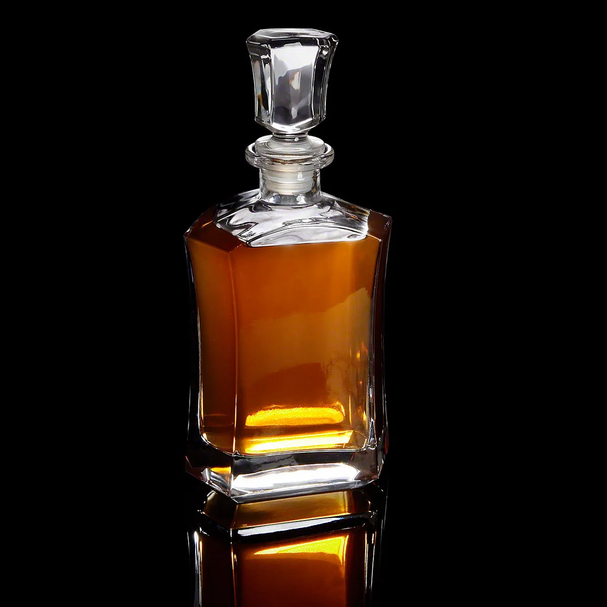 Personalized Decanter Set with Glacier Whiskey Glasses - Handcrafted Wood Gift Box - Image 9