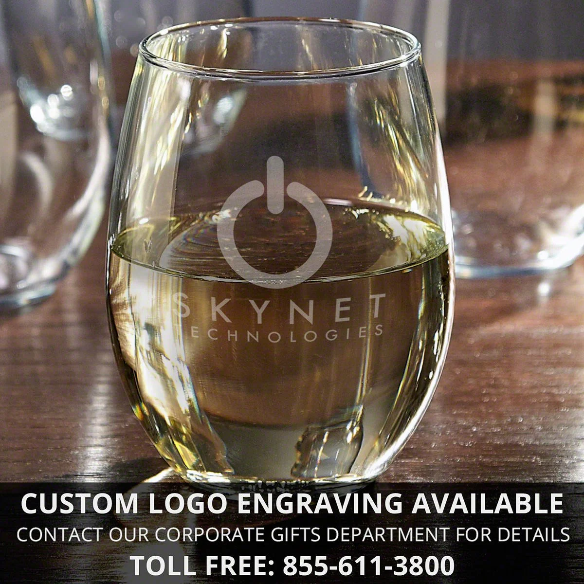 Stemless Wine Glasses, Set of 4 - Image 8