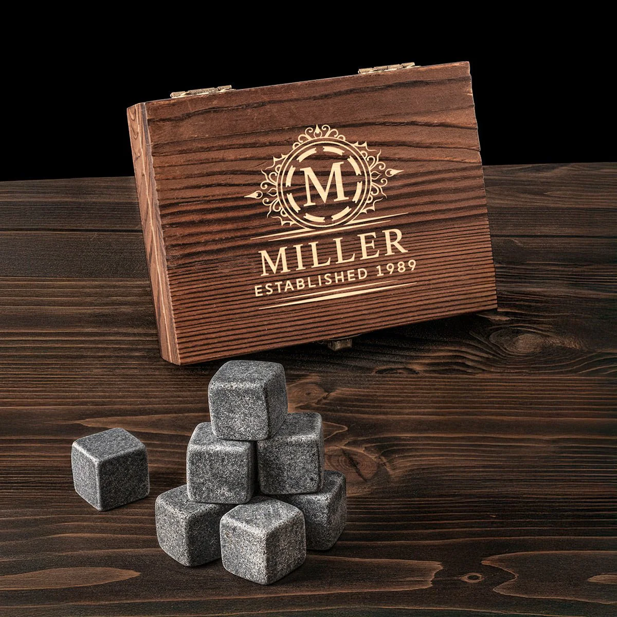 Custom Engraved Whiskey Stones Set - Image 5