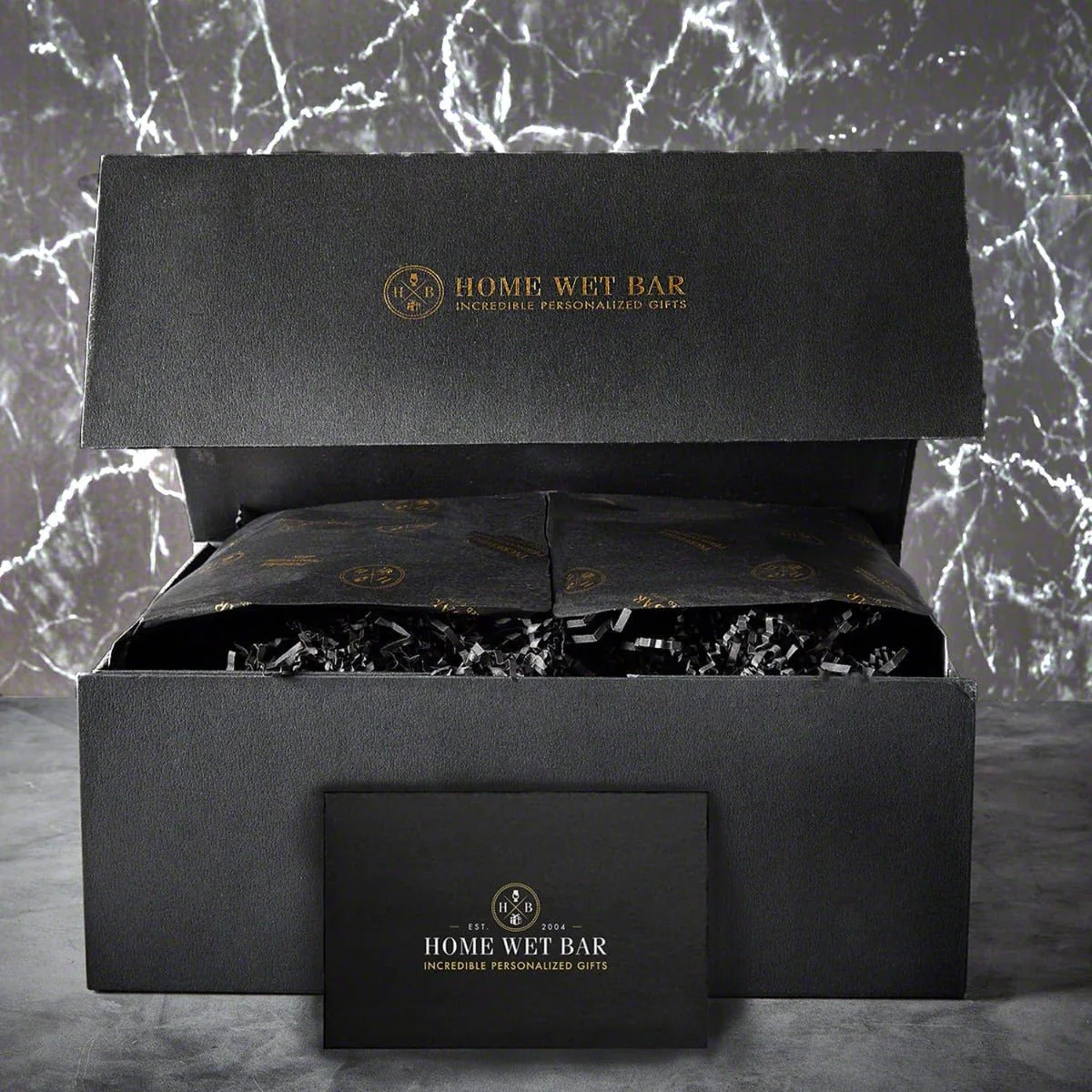 Personalized Black Onyx Twist Whiskey Gift Set - Image 11