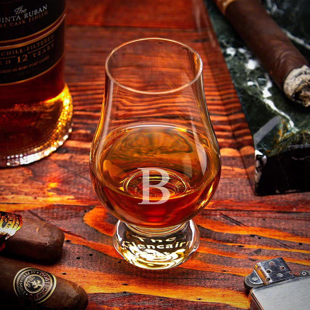 Personalized Glencairn Whiskey Gift Set with Box - Image 9
