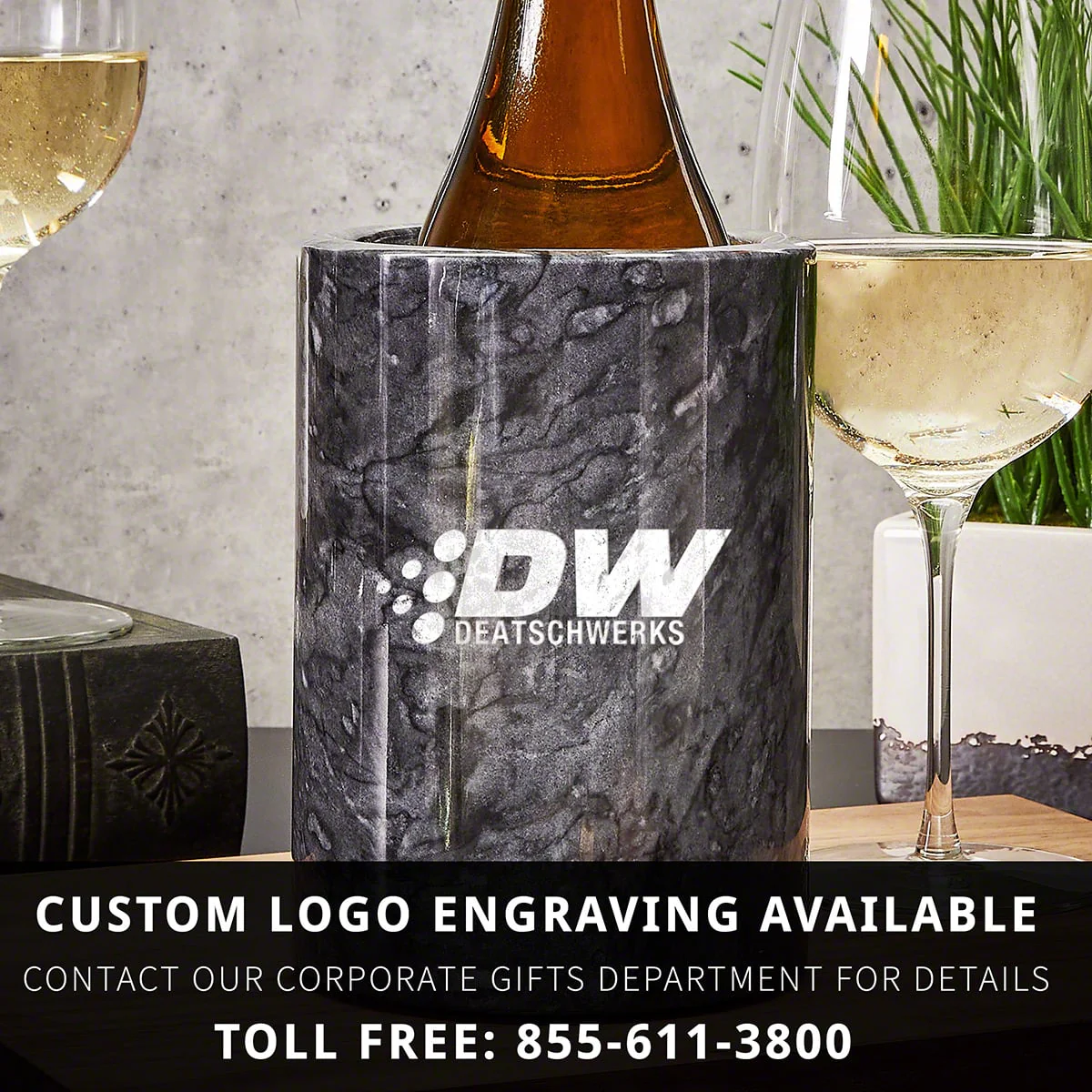 Personalized Marble Wine Chiller - Image 10