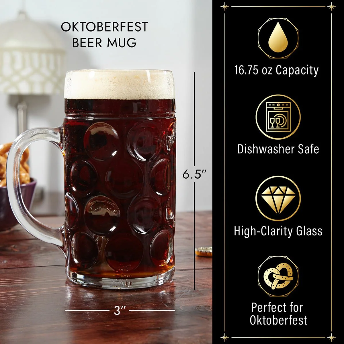 Personalized Oktoberfest Beer Mugs - Image 4
