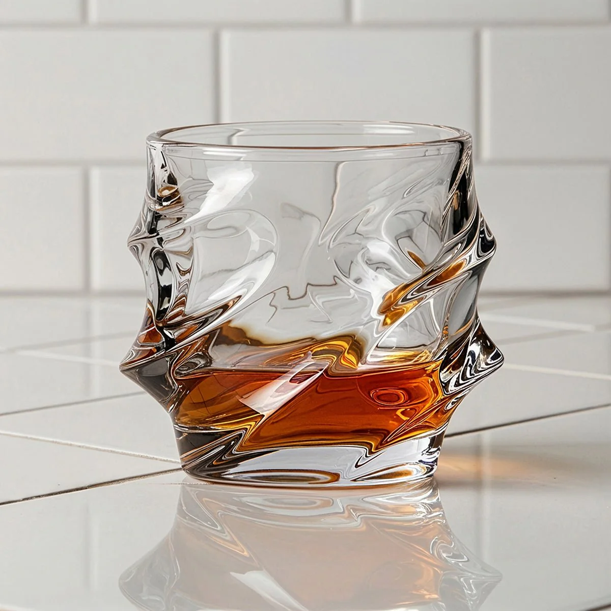 Personalized Luxury Boxed Decanter Set With Sculpted Glasses & Whiskey Stones - Image 11