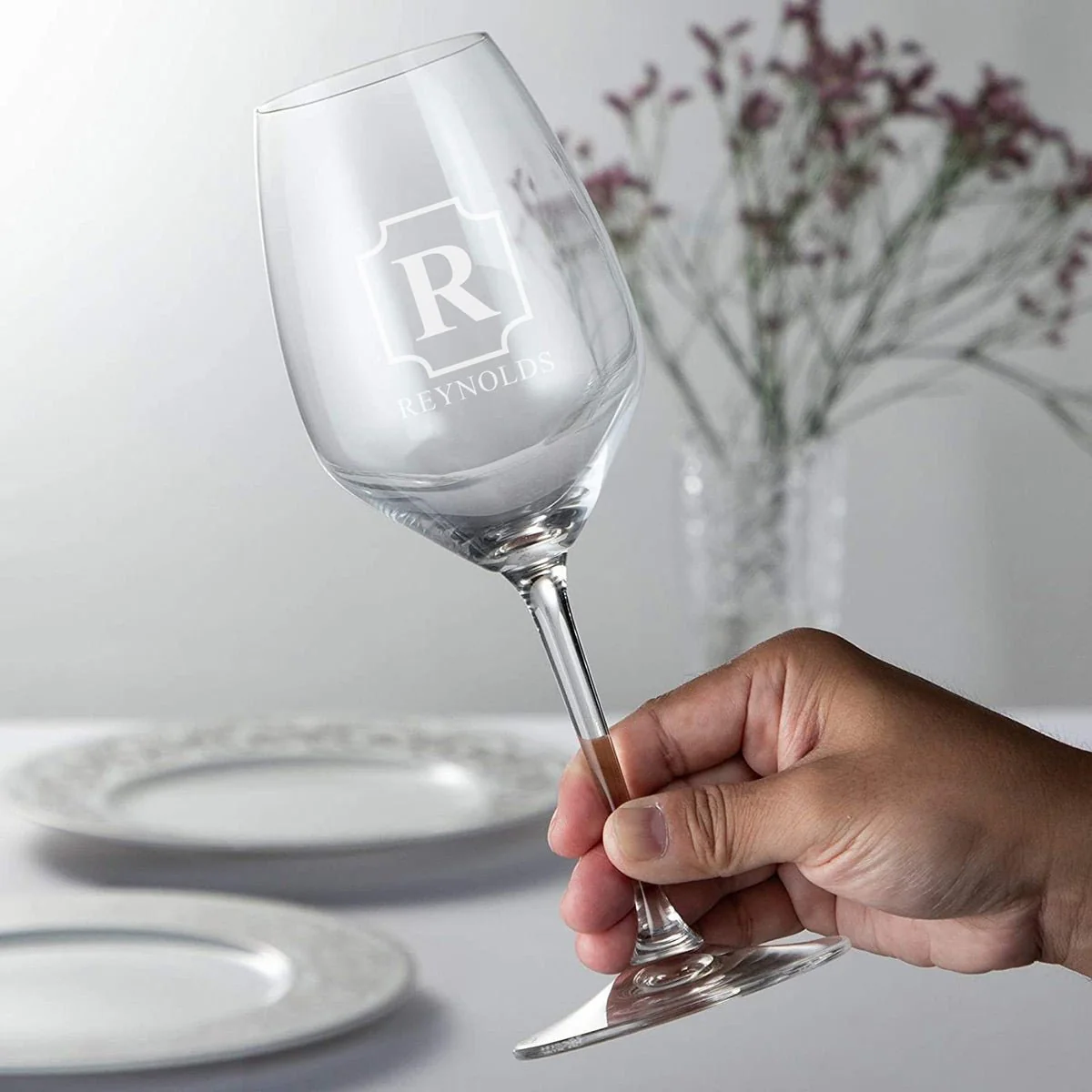 Engraved Riedel Wine Glass, White Wine - Set of 2 - Image 6