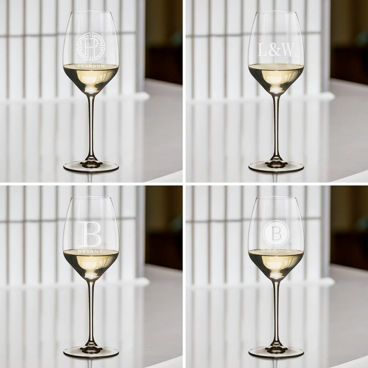 Engraved Riedel Wine Glass, White Wine - Set of 2 - Image 4