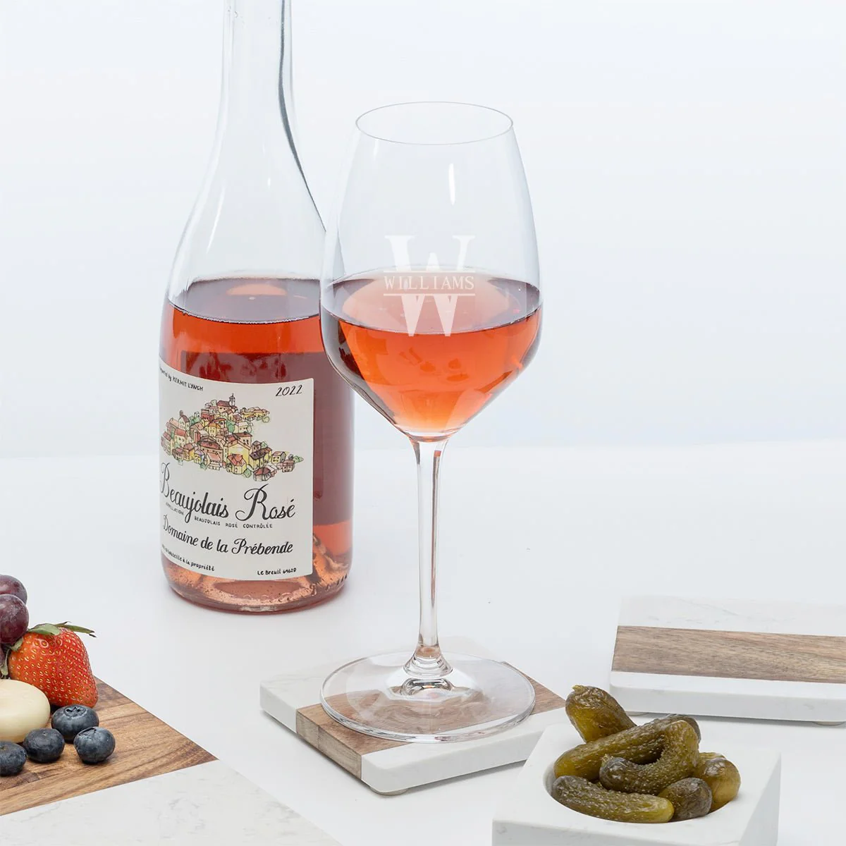 Engraved Riedel Wine Glass, White Wine - Set of 2 - Image 10