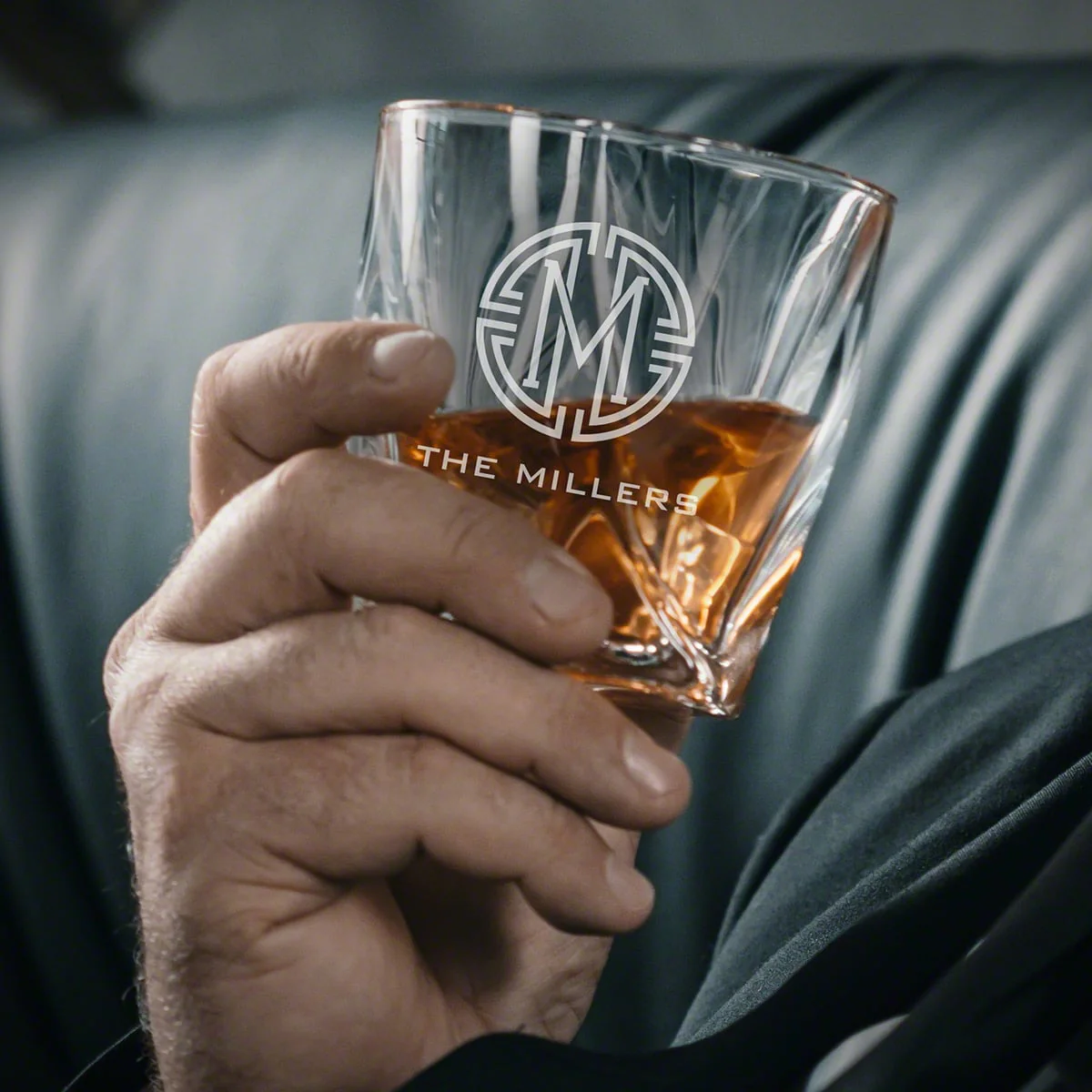 Personalized Whiskey Decanter with Rocks Glasses & Luxury Box Set - 7pc - Image 7