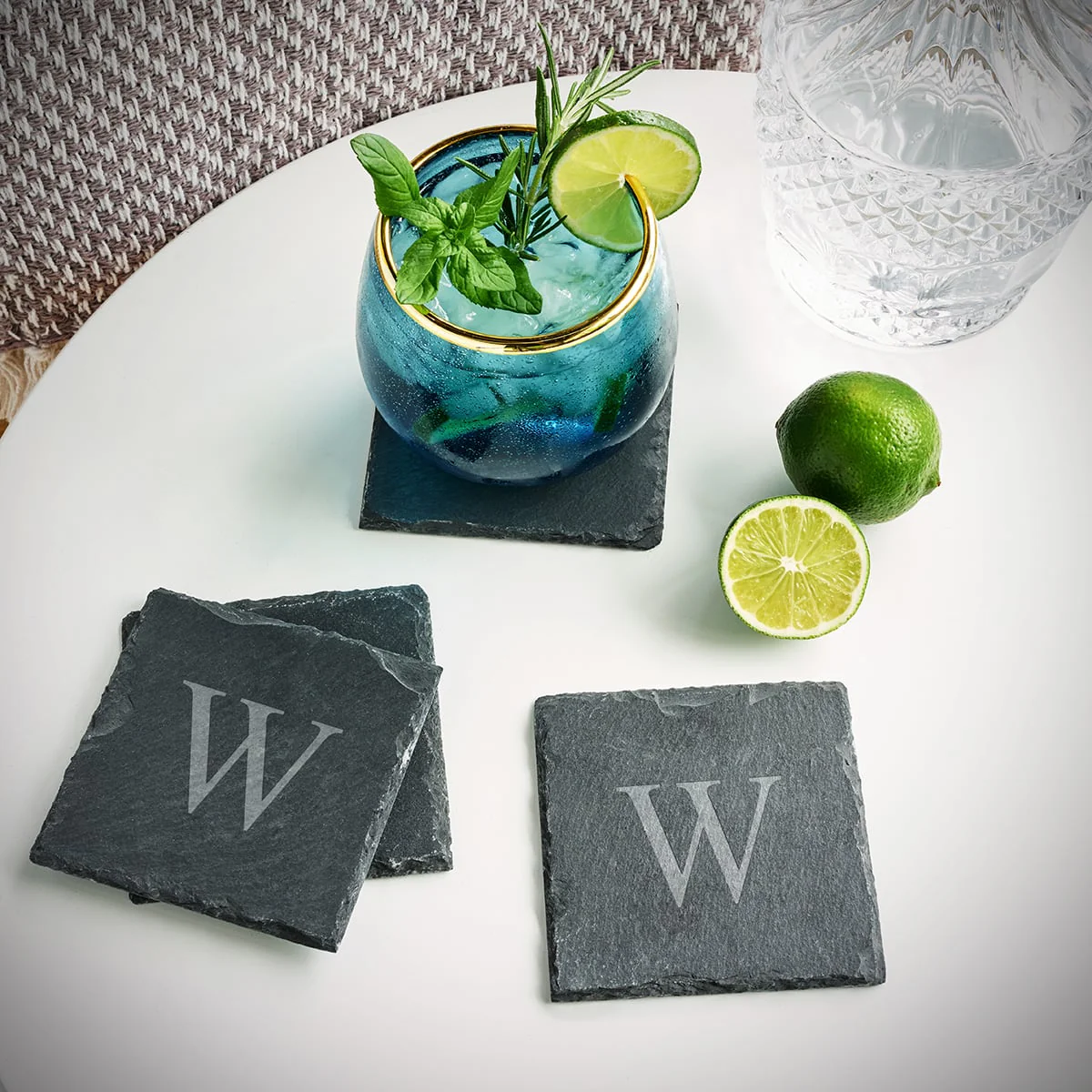 Franklin Personalized Slate Coasters, Set of 4 - Image 10