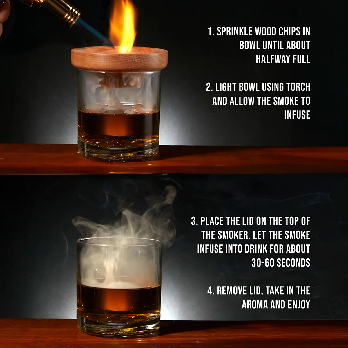 Speakeasy DIY Cocktail Infusion Kit and Whiskey Smoker 24pc - Gifts for Whiskey Lovers - Image 9