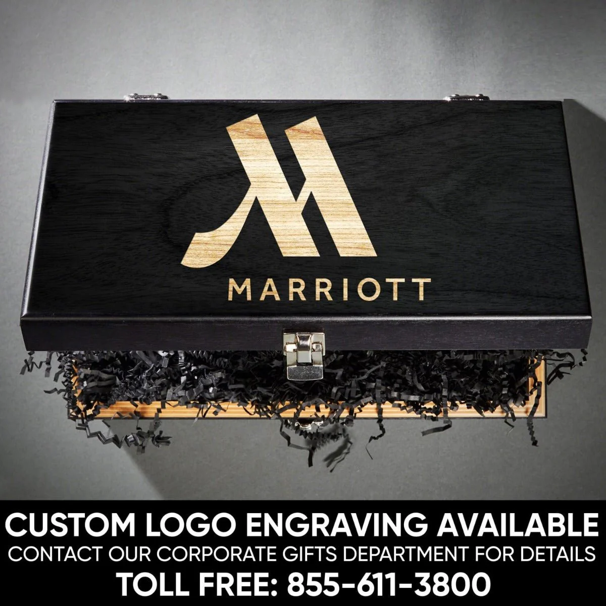 Baltic Birch Personalized Wood Box for Liquor Bottle - Image 7