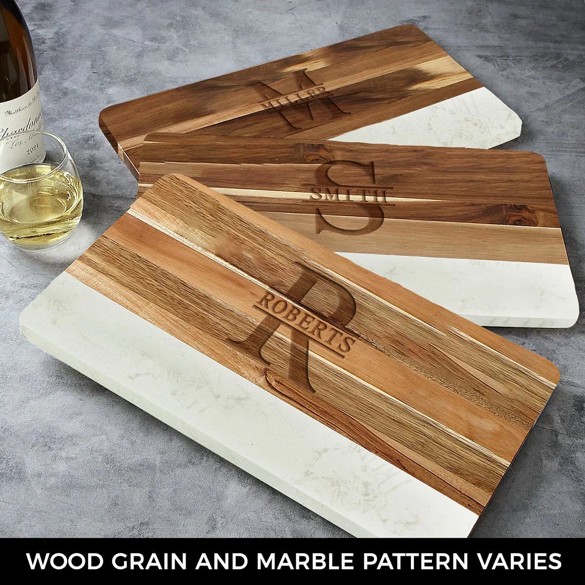 Trieste Engraved Charcuterie Board Set with Cheese Knife Set - Image 8