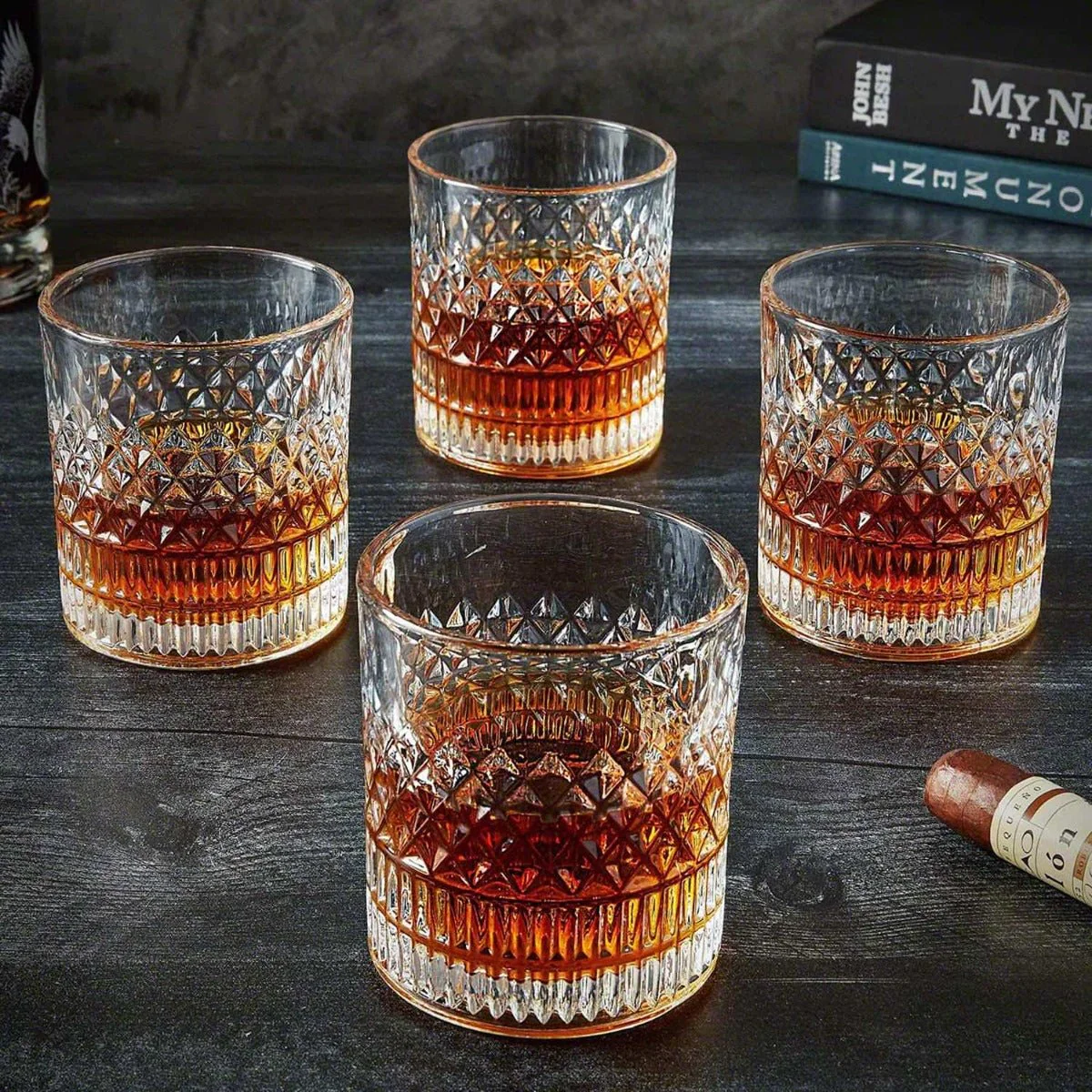 Truman Crystal Whiskey Glass Set Personalized - Image 8