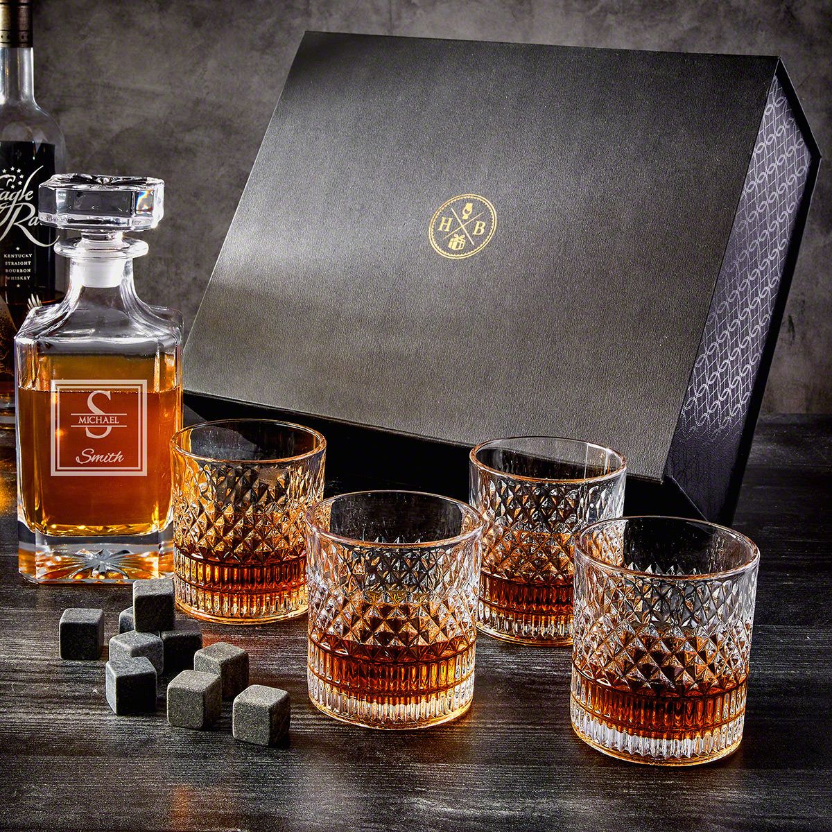 Ultra Rare Edition Custom 7 pc Luxury Decanter Set for Whiskey - Image 7